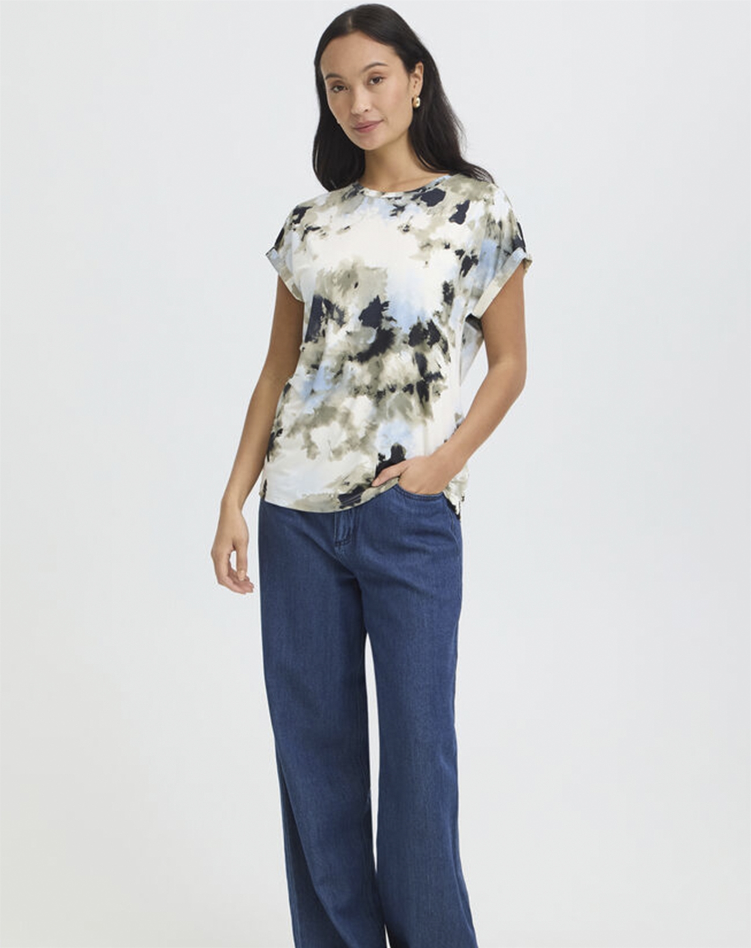 Fransa - FRSeen T-shirt 1 - Watercolour Bloomice 